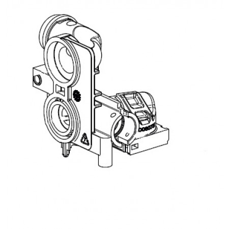 Гидроарматура ГВС для Buderus U072-18K/24K/28K и Bosch WBN6000-18C/24C/28C (87186445590)